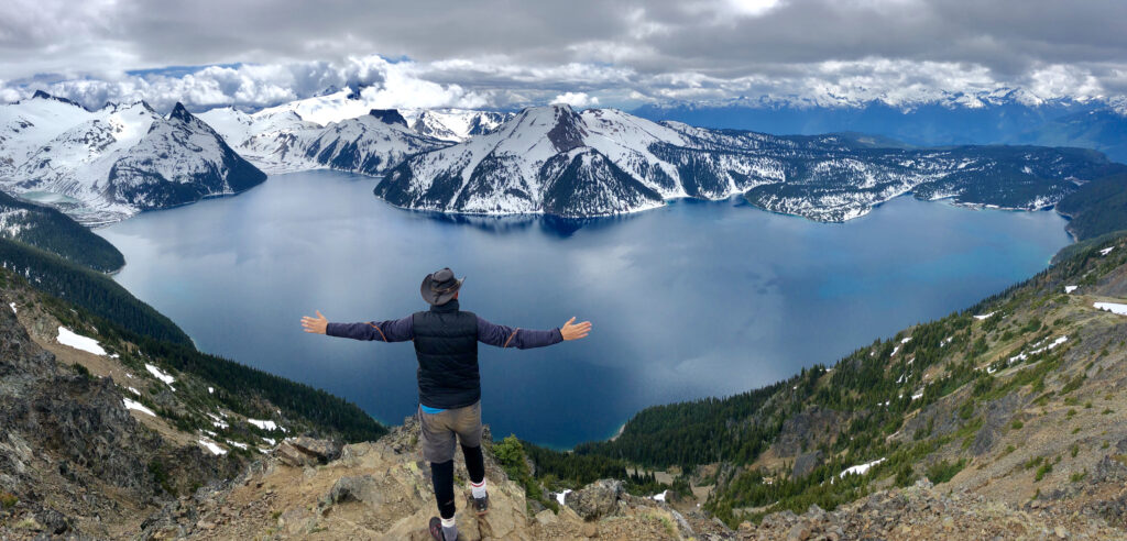 Hiking Trail top of Panorama Ridge